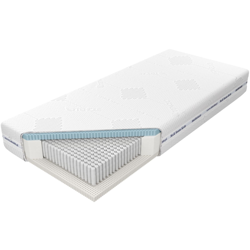 Materac Czar Nocy Talalay Blue M&K Foam Koło